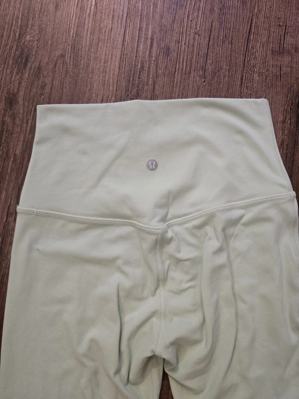 lululemon athletica Light Green High-Waist Leggings
